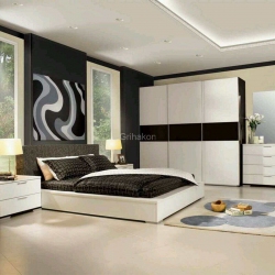 modern bed room interior idea